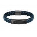 Hugo Boss dark blue leather bracelet Lander 1580179M Hugo Boss dark blue leather bracelet Lander 1580179M