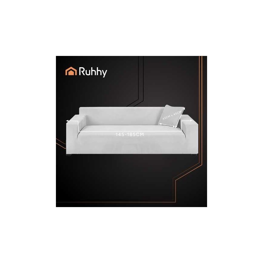 Bedding set Ruhhy 26035 light gray sofa cover, 145–185 cm – 5