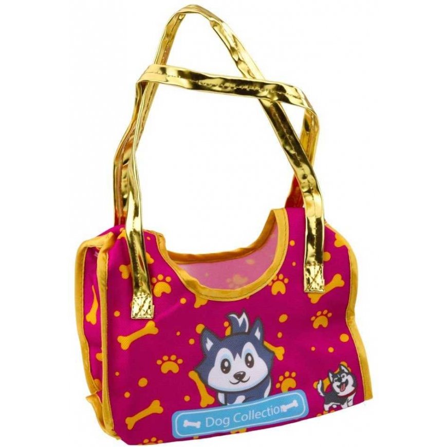 Lean Toys Plīša suns Husky maisiņā – 4