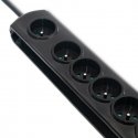 Qoltec 50171 liigpinge kaitsevahend Must 7 vahelduvvoolu kontakt 230 V 1,5 m Qoltec 50171 liigpinge kaitsevahend Must 7 vahelduvvoolu kontakt 230 V 1,5 m