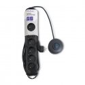 Qoltec 50171 ylijännitesuoja musta 7 AC-pistorasia(a) 230 V 1,5 m Qoltec 50171 ylijännitesuoja musta 7 AC-pistorasia(a) 230 V 1,5 m