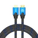 Savio CL-143 HDMI kabelis 3 m HDMI Type A (Standard) Melns, Zils Savio CL-143 HDMI kabelis 3 m HDMI Type A (Standard) Melns, Zils