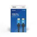 Savio CL-143 HDMI cable 3 m HDMI Type A (Standard) Black, Blue Savio CL-143 HDMI cable 3 m HDMI Type A (Standard) Black, Blue
