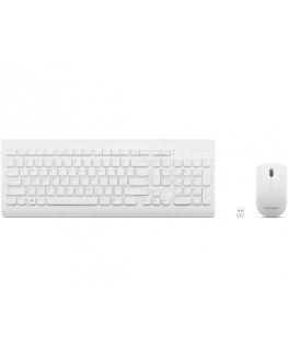 Lenovo GX30W75336 klaviatūra Pelė įskaityta Universalus USB + Bluetooth QWERTY Balta