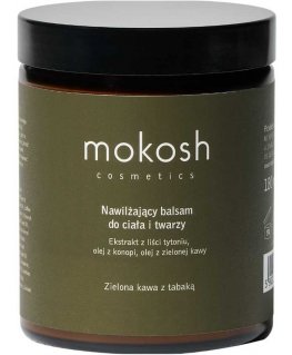 Mokosh Drėkinamasis veido ir kūno balzamas Žalioji kava su tabaku 180 ml