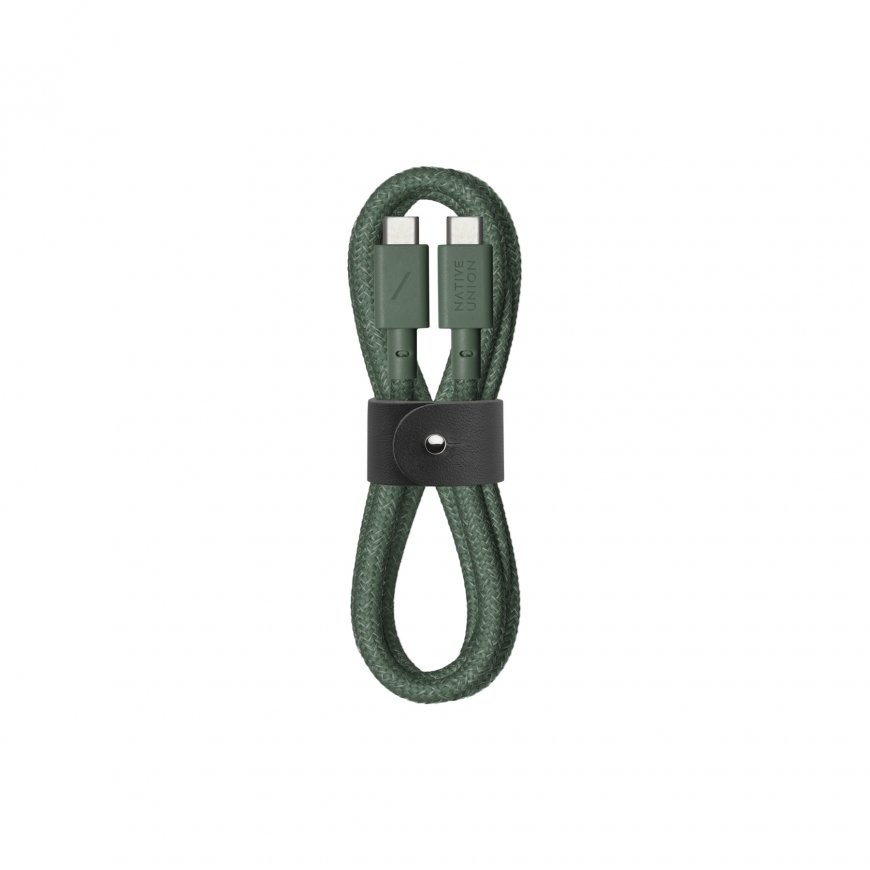 Native Union Belt USB кабель 1,2 m USB C Зеленый