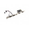 Lanberg PCE-DB9-004 interfeisa karte/adapteris Iekšējs PCIe Lanberg PCE-DB9-004 interfeisa karte/adapteris Iekšējs PCIe