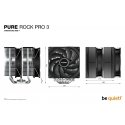 be quiet! Pure Rock Pro 3 Processor Air cooler 12 cm Silver 1 pc(s) be quiet! Pure Rock Pro 3 Processor Air cooler 12 cm Silver 1 pc(s)
