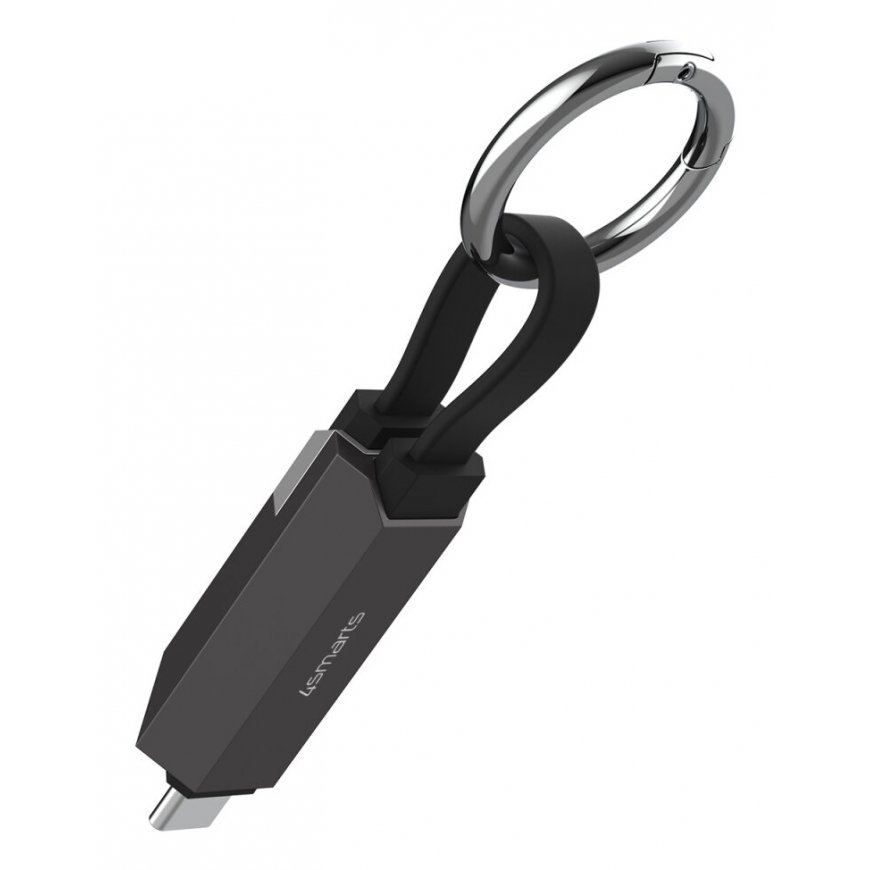 4smarts 548240 USB cable USB4 Gen 3x2 0.14 m USB C Black, Graphite – 2