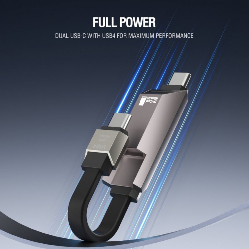 4smarts 548240 USB-kaabel USB4 Gen 3x2 0,14 m USB C Must, Grafiit – 4