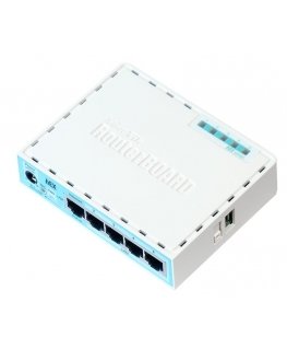 Mikrotik RB750GR3 ar vadiem pievienojams rūteris Tīkls Gigabit Ethernet Tirkīzs, Balts