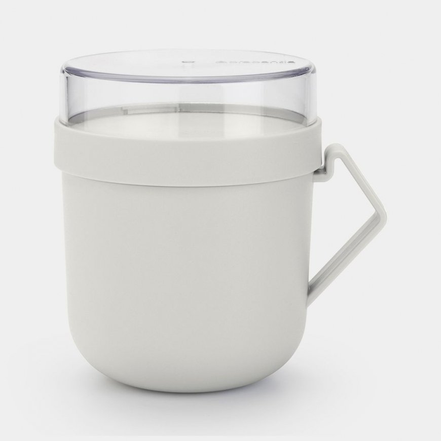 Brabantia Make & Take Ümmargune Tass 0,6 l Helehall 1 tk
