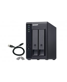 QNAP TR-002 kõvakettaboks HDD/SSD ümbris Must 2.5/3.5"