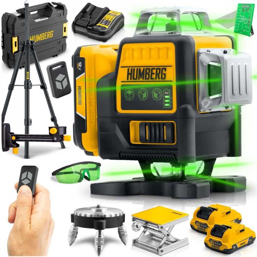 Cross laser in case + tripod Humberg HM-171