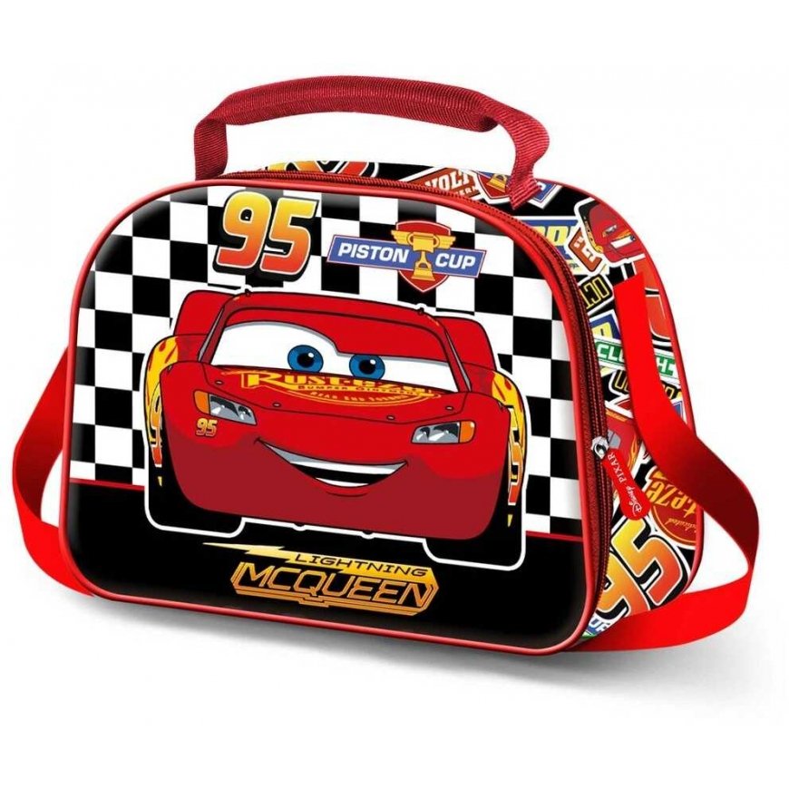 Karactermania Disney Pixar Cars 3 lenktynininkų 3D pietų krepšys