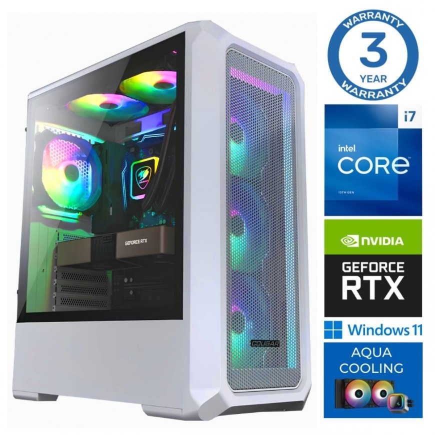 INTOP AQUA i7-14700F 16GB DDR5 2TB SSD M.2 NVME+2TB RTX5050 8GB WIN11