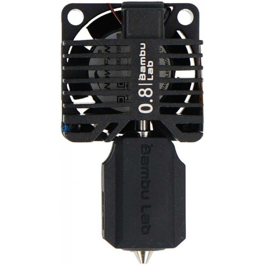 Full Bambu Lab X1E series printer hotend nozzle – 0.8mm