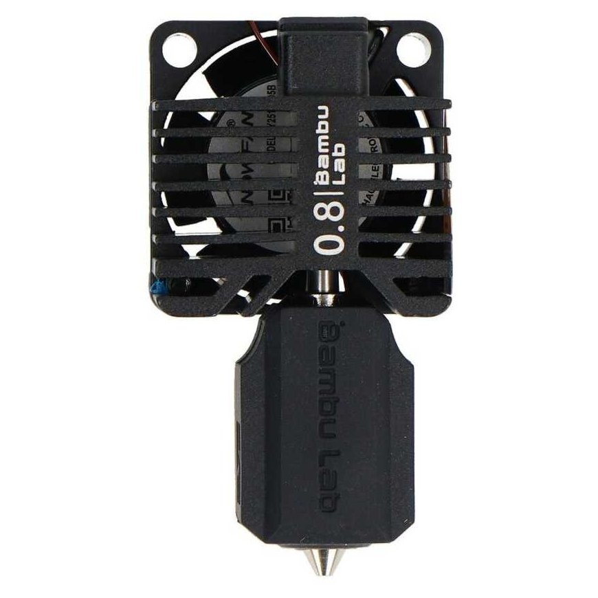 Full Bambu Lab X1E series printer hotend nozzle – 0.8mm – 2