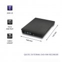Qoltec 51857 optinių diskų įrenginys DVD-RW Juoda Qoltec 51857 optinių diskų įrenginys DVD-RW Juoda