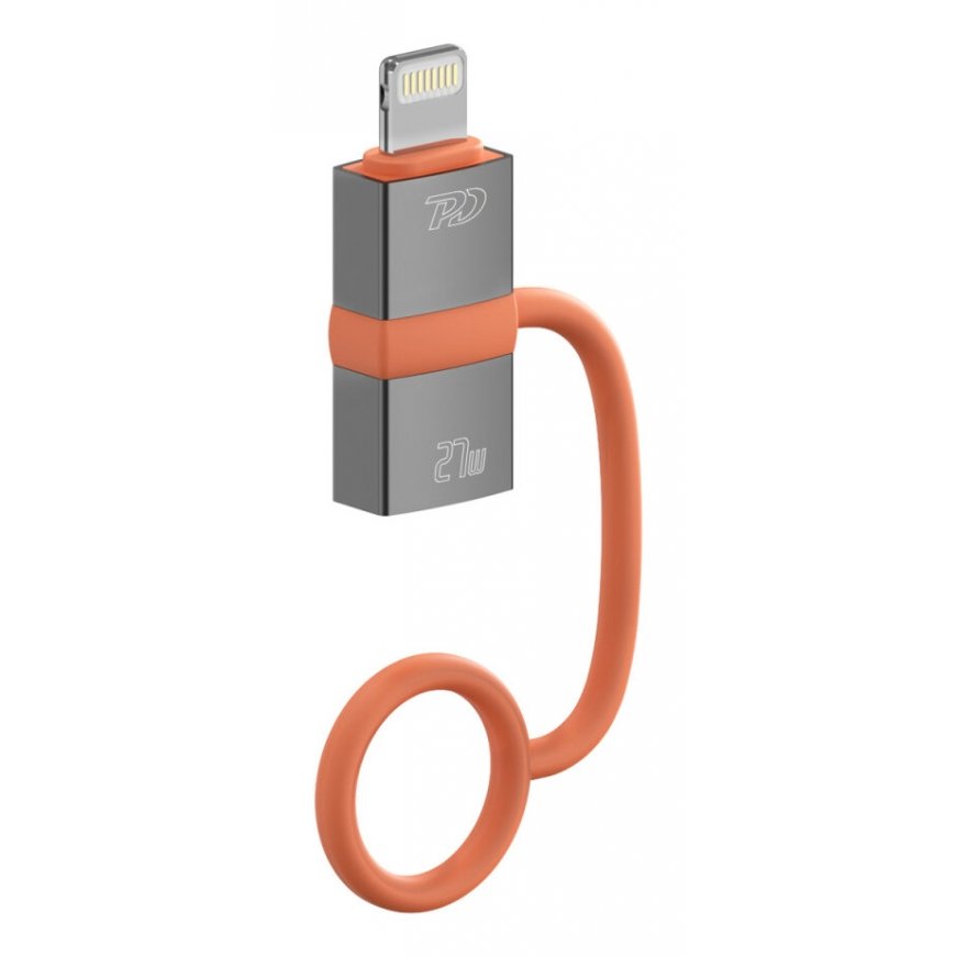 4smarts 541522 video cable adapter Lightning USB Type-C Grey, Orange – 5