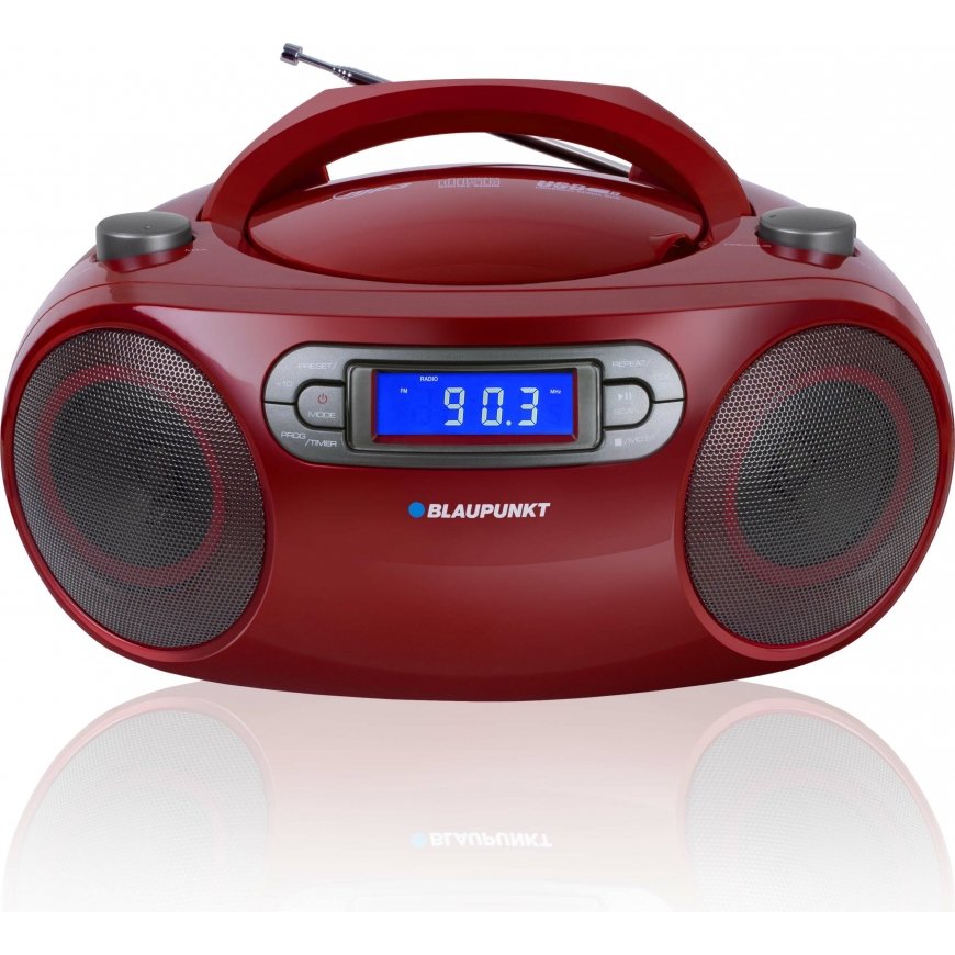 Blaupunkt BB18RD CD grotuvas Nešiojamas kompaktinių diskų grotuvas Raudona