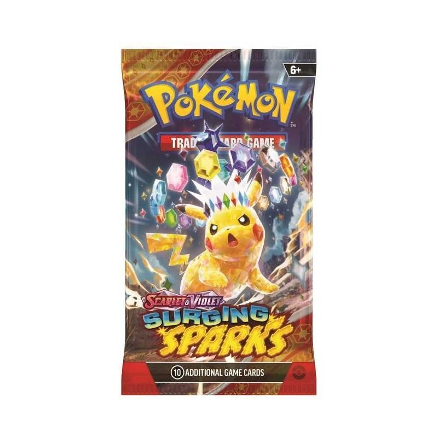 Pokémon TCG Scarlet & Violet Surging Sparks (SV8), бустер 1 шт (POK85928)