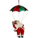 CHRISTMAS DECORATIVE SANTA CLAUS WITH PARACHUTE 60 CM MICA
