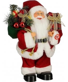 MICHAEL CHRISTMAS DECORATIVE SANTA CLAUS STANDING GAME 30 CM CF68C