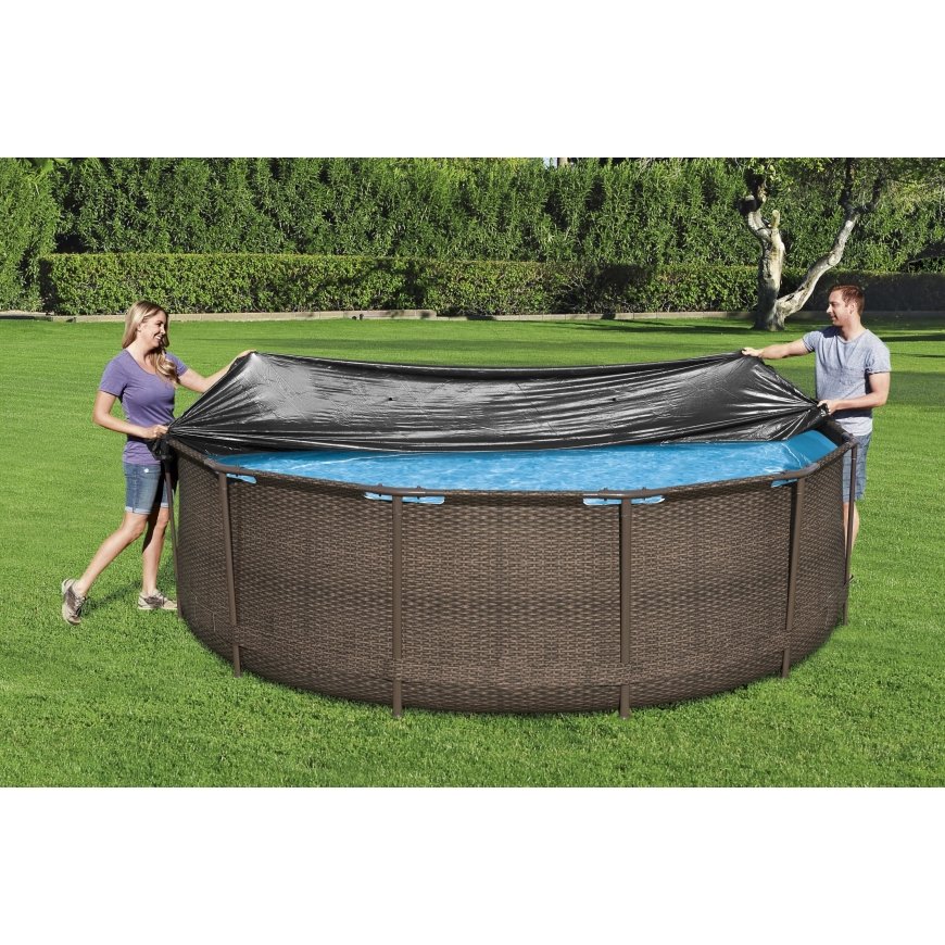 Bestway Round Pool Cover for 3.66 m Above Ground Pools – 5