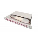 Digitus Fiber Optic Sliding Splice Box, 1U, Equipped, LC, OM4 Digitus Fiber Optic Sliding Splice Box, 1U, Equipped, LC, OM4