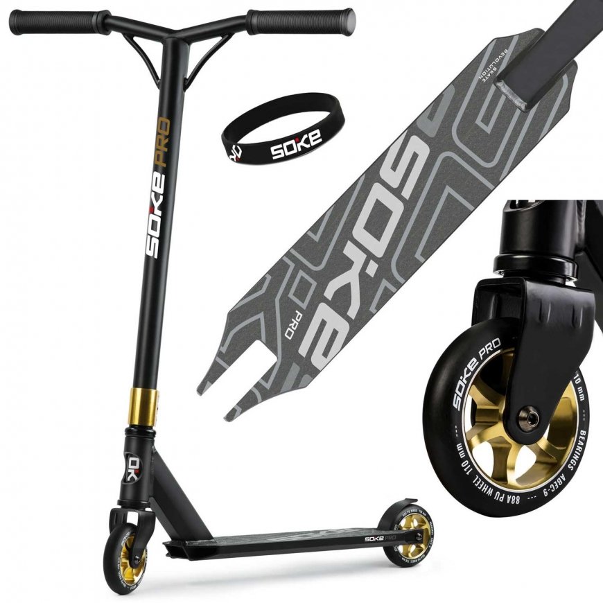 SOKE PRO golden scooter
