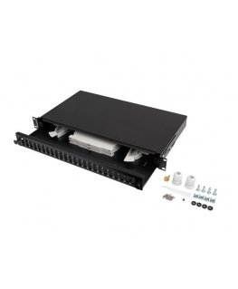Lanberg FOP1-24SD-LQB patch panel 1U