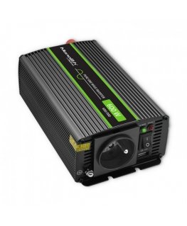 Qoltec Monolith strāvas adapteris & pārveidotājs Auto 600 W Melns