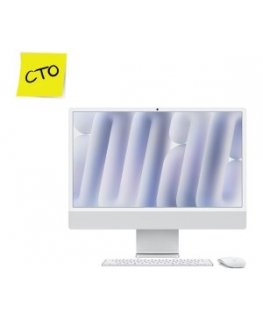 Apple iMac 24" Retina 4,5K 2024 M4/16/256GB 8C GPU Sidabrinė Enet NUM BTO