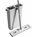 Lean Floor Cleaning Set with Two-Compartment Bucket and Telescopic Mop Lean Floor Cleaning Set with Two-Compartment Bucket and Telescopic Mop