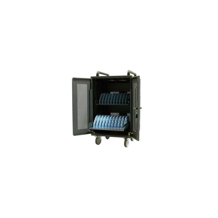 Avtek International Avtek Charging Cart 20 Portable device management cabinet Black – 2