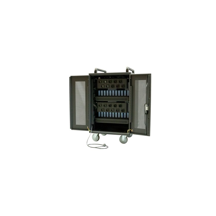Avtek International Avtek Charging Cart 20 Kaasaskantav seadmehalduskapp Must – 4