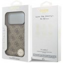 Guess 4G Charm -kuori Apple iPhone 17 Pro Max -puhelimelle, sävy sävyyn ruskeana Guess 4G Charm -kuori Apple iPhone 17 Pro Max -puhelimelle, sävy sävyyn ruskeana