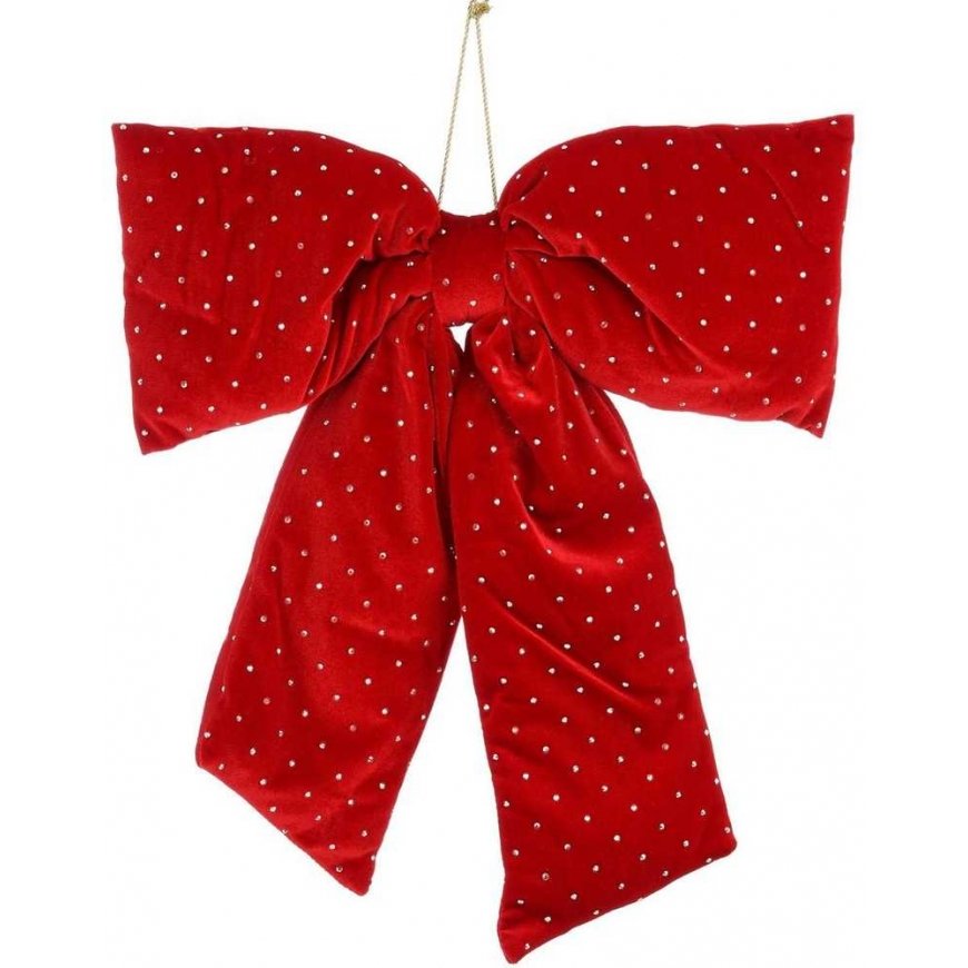 EDELMAN RAUDONAS DEKORATYVINIS KASPELIS 39x50CM ŽĖRUČIO
