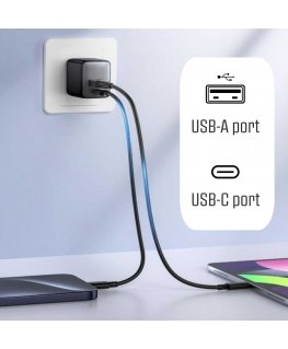 iPeax GaN USB-C / USB-A Laturi 45W