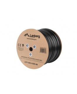 Lanberg LCF5-30CU-0305-BK networking cable Black 305 m Cat5e F/UTP (FTP)