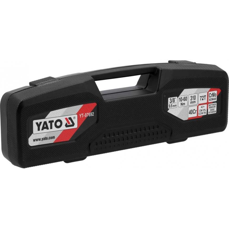 Yato Toya Sa Poola Dinamomeetriline võtme | skaala | 10 mm (3/8") | 10-60 Nm (YT-07692) – 3