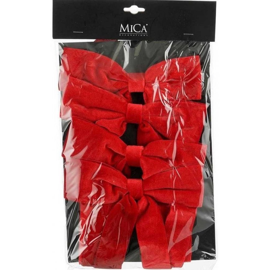 EDELMAN PUNAINEN KORISTEELLINEN KASPEL 2x19x48CM 4 KPL. KÄÄRME – 2