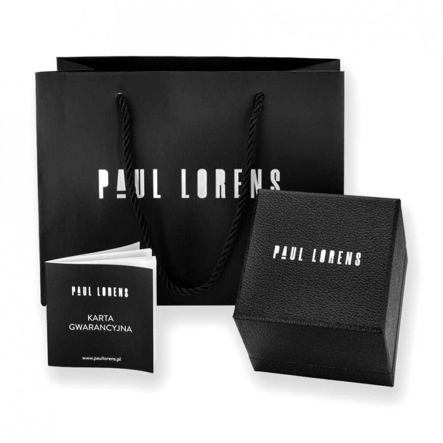 Laikrodis PAUL LORENS VĪRIEŠU PULKSTEŅS - PL11989A5-1B3 (zg370c) + KASTE – 2