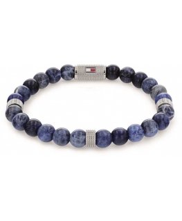 Tommy Hilfiger Zilā sodalīta krellīšu aproce 2790436
