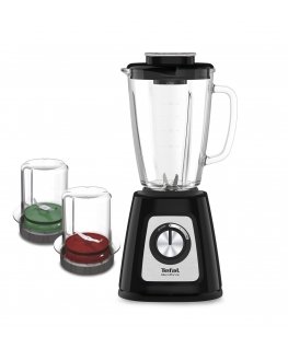 Tefal BlendForce II BL4388 kannmikser 1,25 l Lauapealne blender 800 W Must, Harjatud teras