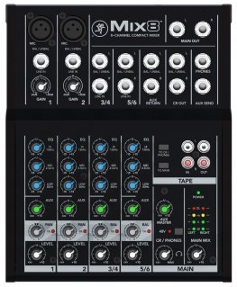 Mackie Mix8 8 канала 20 - 30000 Hz Черный