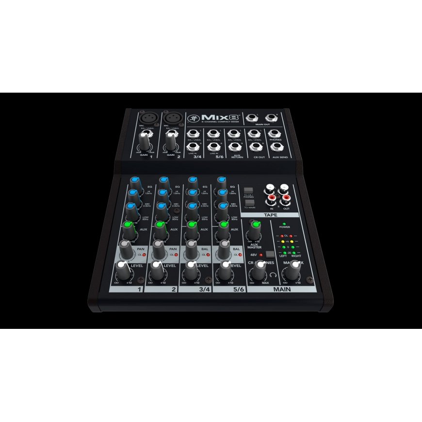 Mackie Mix8 8 kanavaa 20 - 30000 Hz musta – 4