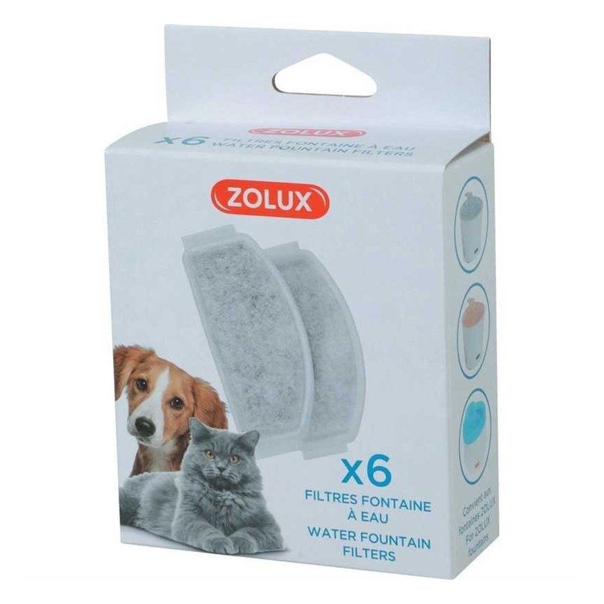 Zolux-suodatinjuoma, 3 l, 6 kpl.