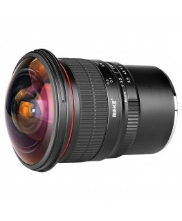 Meike 8mm F3.5 MILC Plats "zivs acs" objektīvs Melns